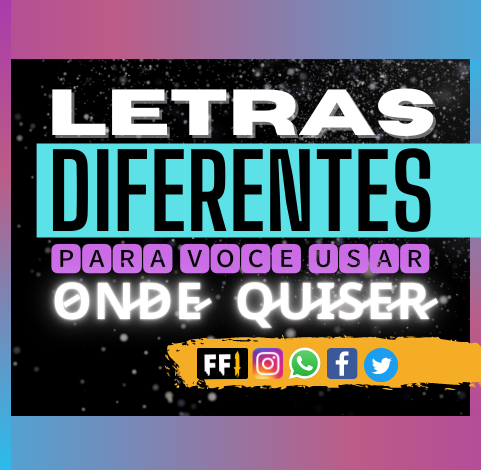 Resetei | Letras Diferentes
